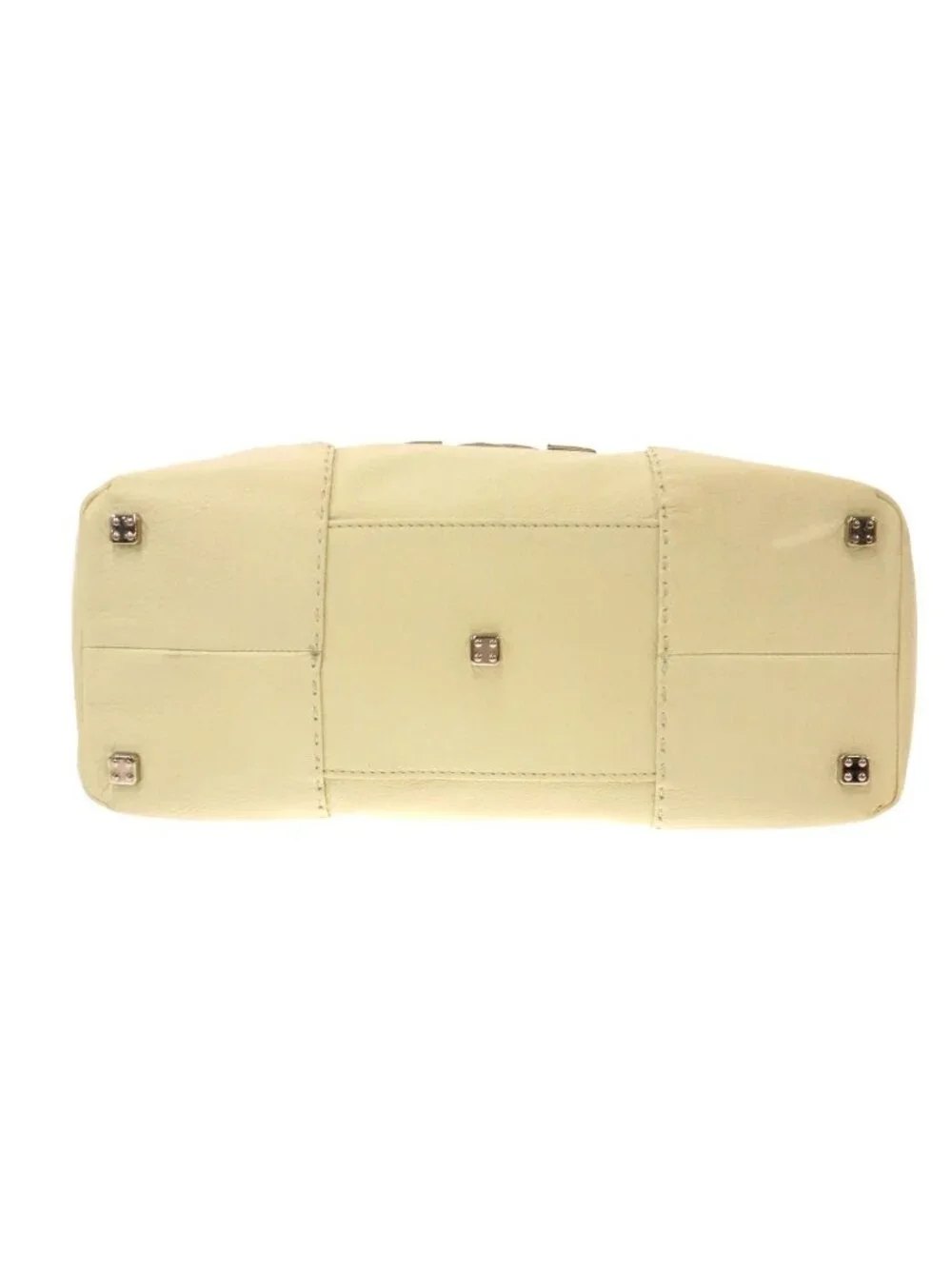 Loewe Fusta Anagram Leather Tote Bag Yellow